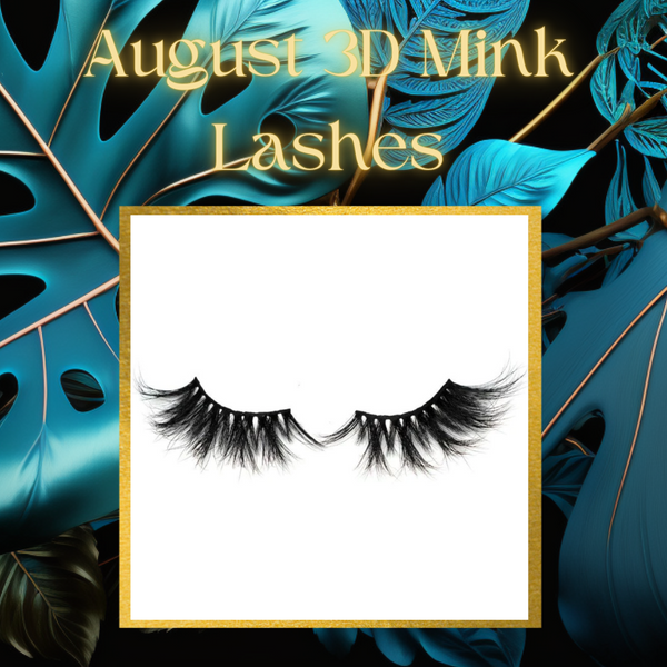 August 3D Mink Lashes 25mm