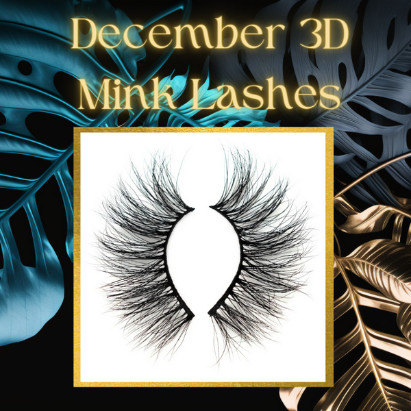 December 3D Mink Lashes 25mm