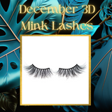 December 3D Mink Lashes 25mm