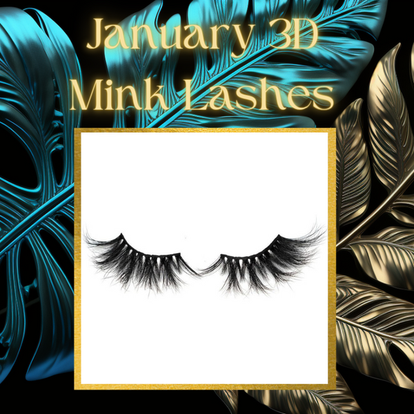 January 3D Mink Lashes 25mm