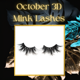 October 3D Mink Lashes 25mm