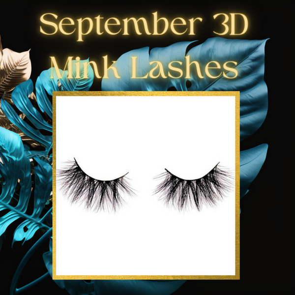 September 3D Mink Lashes 25mm